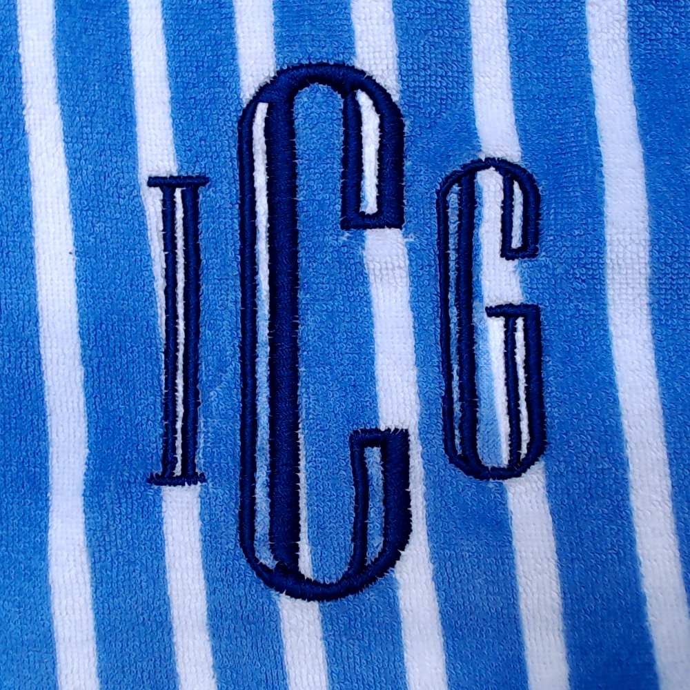 BLOOPER SWIM: Monogrammed Terry Cover Up