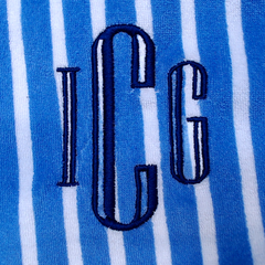 BLOOPER SWIM: Monogrammed Terry Cover Up