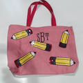 BLOOPER BAG: Monogrammed Sequin Tote Bag