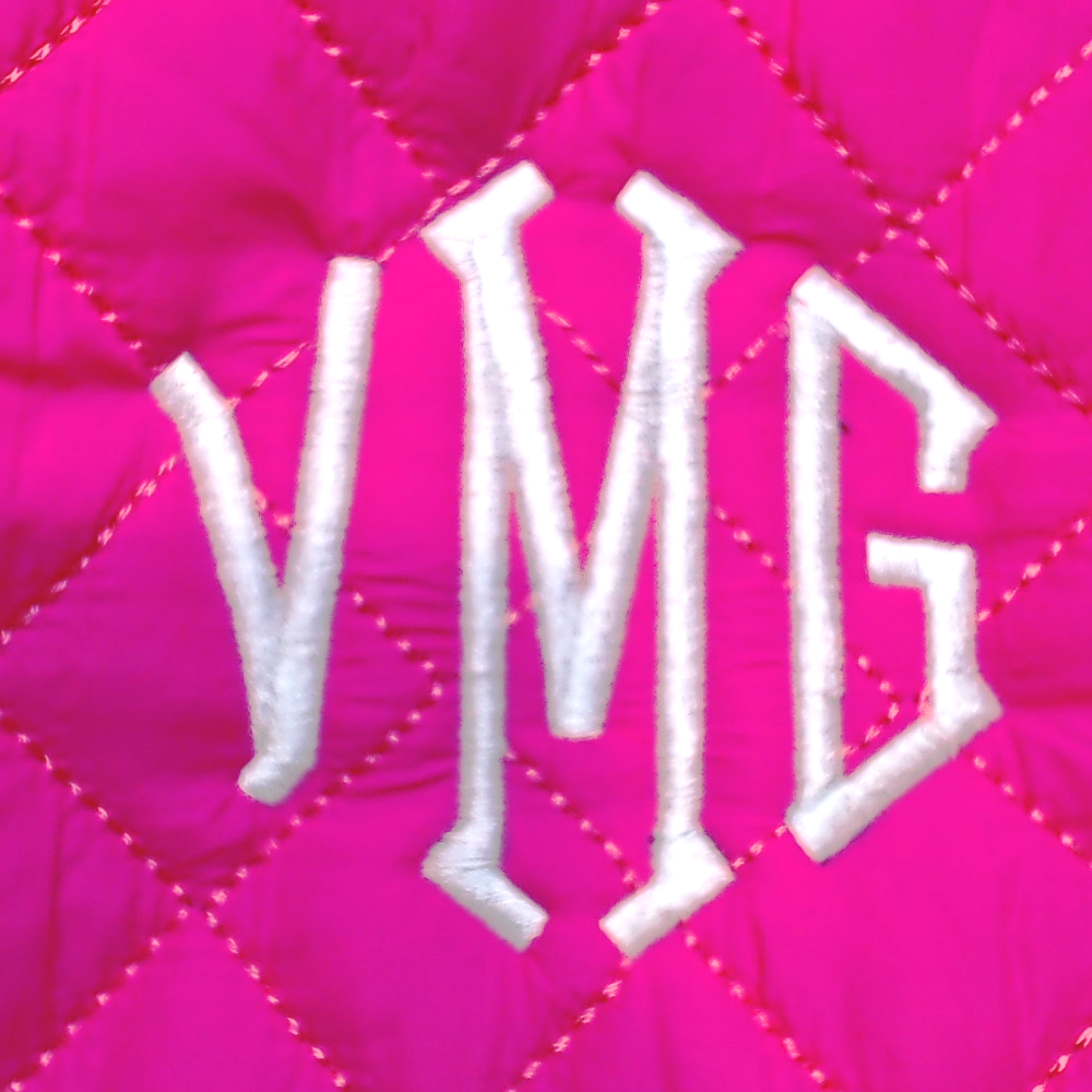 BLOOPER BAG: Monogrammed Diamond Quilted Crossbody