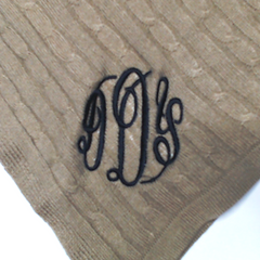 BLOOPER CLOTHING: Monogrammed Poncho