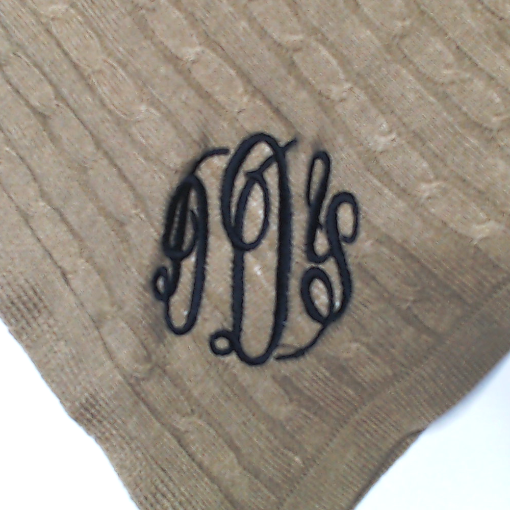 BLOOPER CLOTHING: Monogrammed Poncho