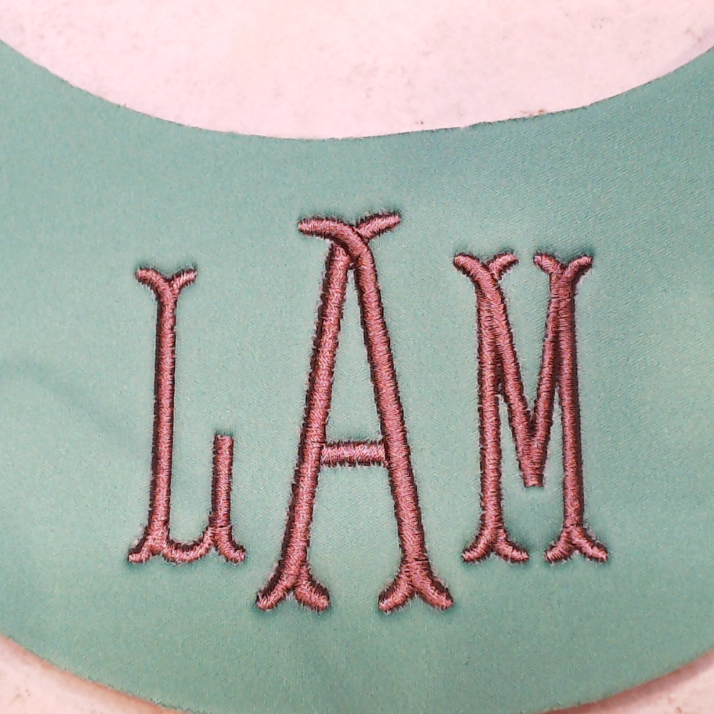 BLOOPER ACCESSORY: Monogrammed Bride Tribe Visor