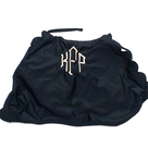 BLOOPER SWIM: Monogrammed Scalloped High Neck Bikini Top