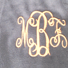 BLOOPER CLOTHING: Monogrammed Fleece Jacket