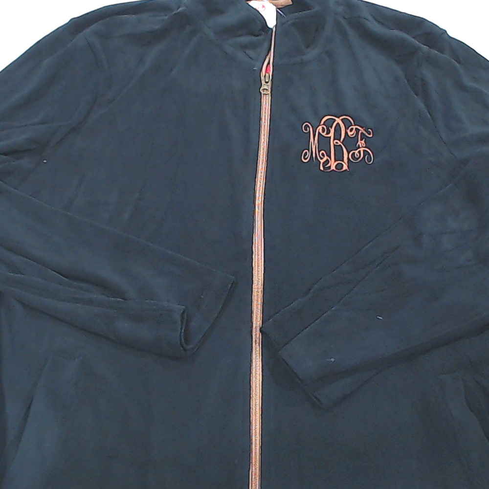 BLOOPER CLOTHING: Monogrammed Fleece Jacket