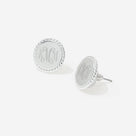 Monogrammed Nala Earrings | Silver