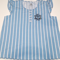 BLOOPER CLOTHING: Monogrammed Ruffle Pajama Shirt