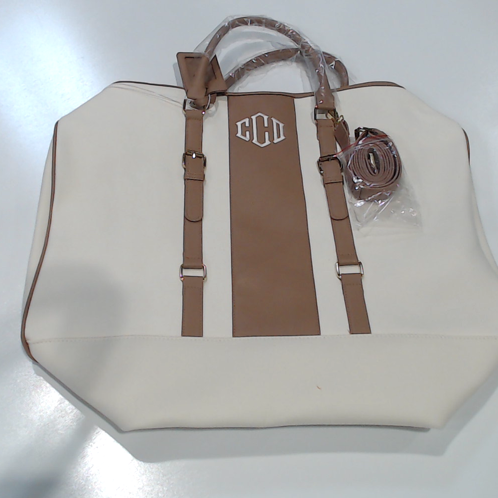 BLOOPER BAG: Monogrammed Weekender Bag