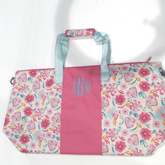 BLOOPER BAG: Monogrammed Weekend Bag