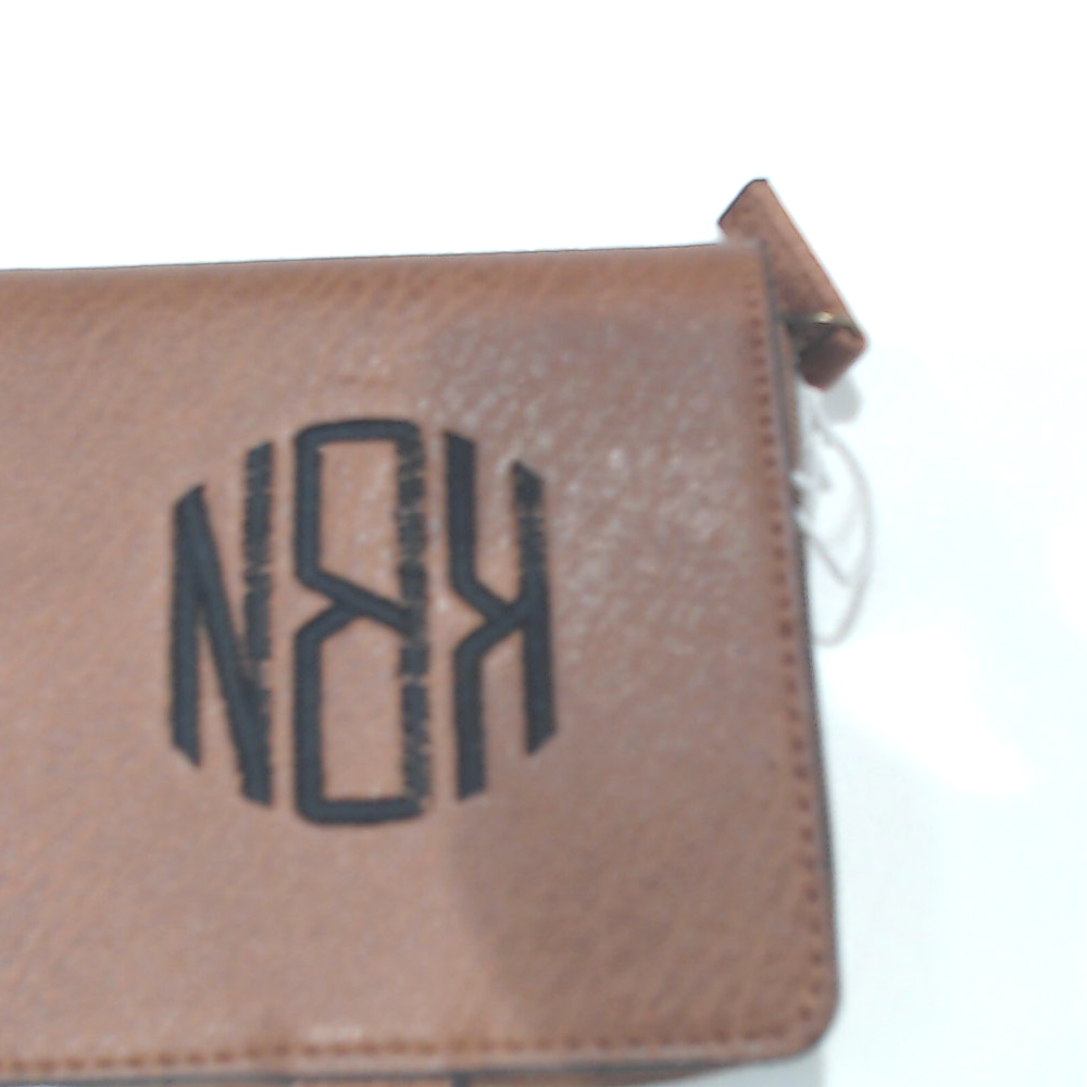 BLOOPER ACCESSORY: Monogrammed Square Wallet