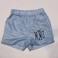 BLOOPER KIDS: Monogrammed Boys Swim Trunks