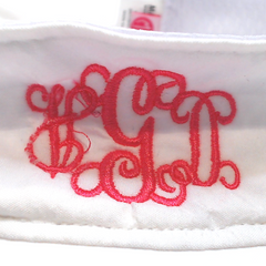 BLOOPER ACCESSORY: Monogrammed VisorMonogrammed Visor