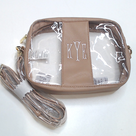 BLOOPER BAG: Monogrammed Clear Stadium Crossbody Bag