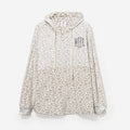 monogrammed softspun pullover in snow leopard