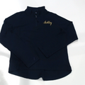 BLOOPER CLOTHING: Monogrammed Lightweight Waffle Quarter Zip Pullover