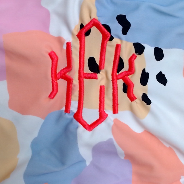 BLOOPER KIDS: Monogrammed Toddler Tutu Bathing Suit