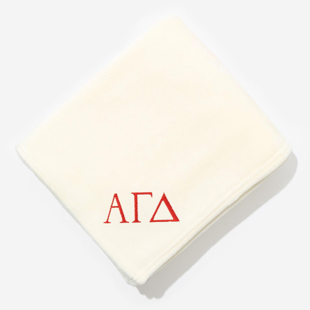 Alpha Gamma Delta Blanket | Soft Sorority Throw