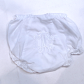 BLOOPER KIDS: Monogrammed White Eyelet Baby Bloomers