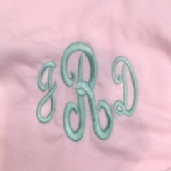BLOOPER KIDS: Monogrammed Baby Terry Burp Cloth