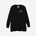 BLOOPER CLOTHING: Monogrammed Waffle Henley Tunic