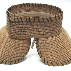 BLOOPER ACCESSORY: Monogrammed Packable Straw Visor