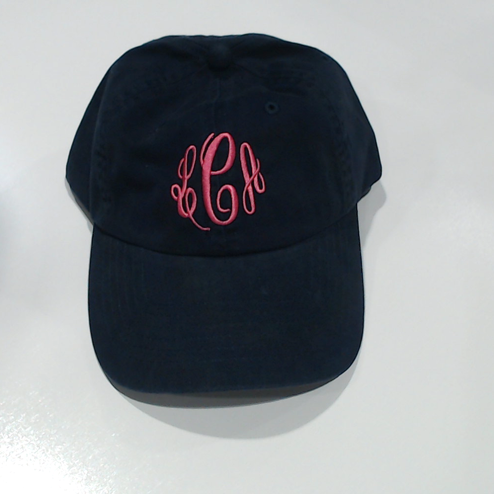 BLOOPER ACCESSORY: Monogrammed Baseball Hat
