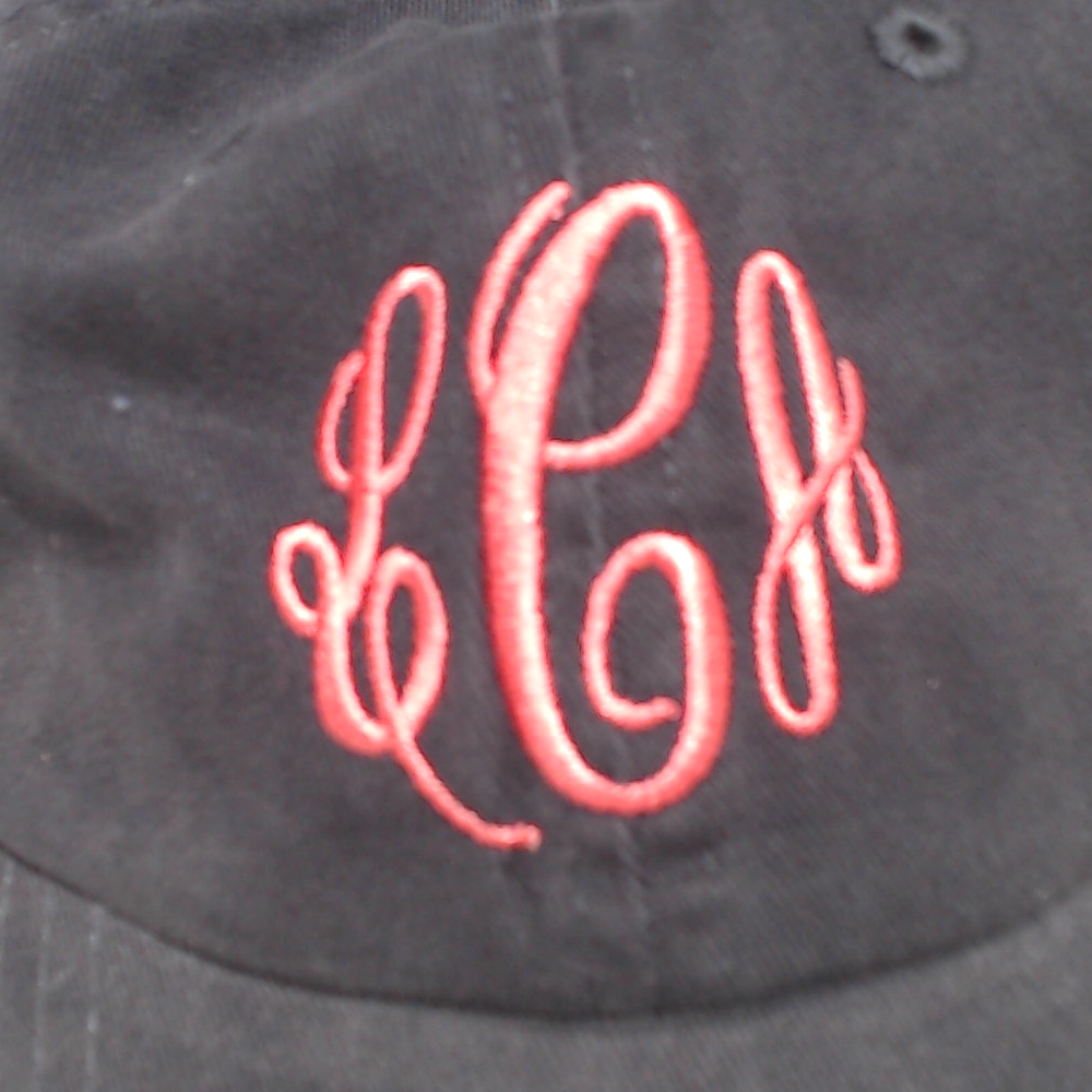 BLOOPER ACCESSORY: Monogrammed Baseball Hat