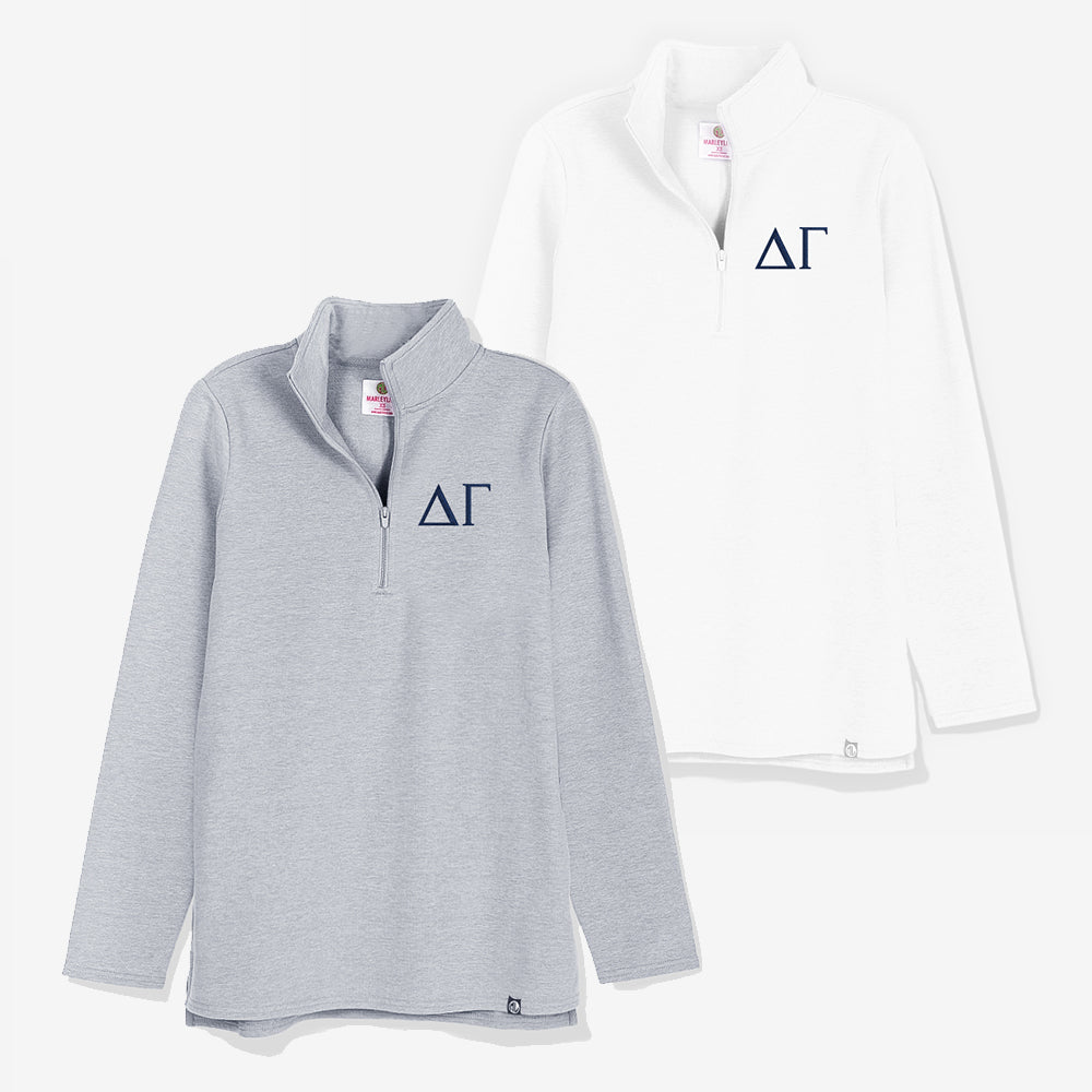 Delta Gamma Pullover Sweatshirt | Sorority Quarter Zip