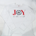 BLOOPER CLOTHING: Personalized Joy to the World Crewneck Sweatshirt