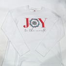 BLOOPER CLOTHING: Personalized Joy to the World Crewneck Sweatshirt
