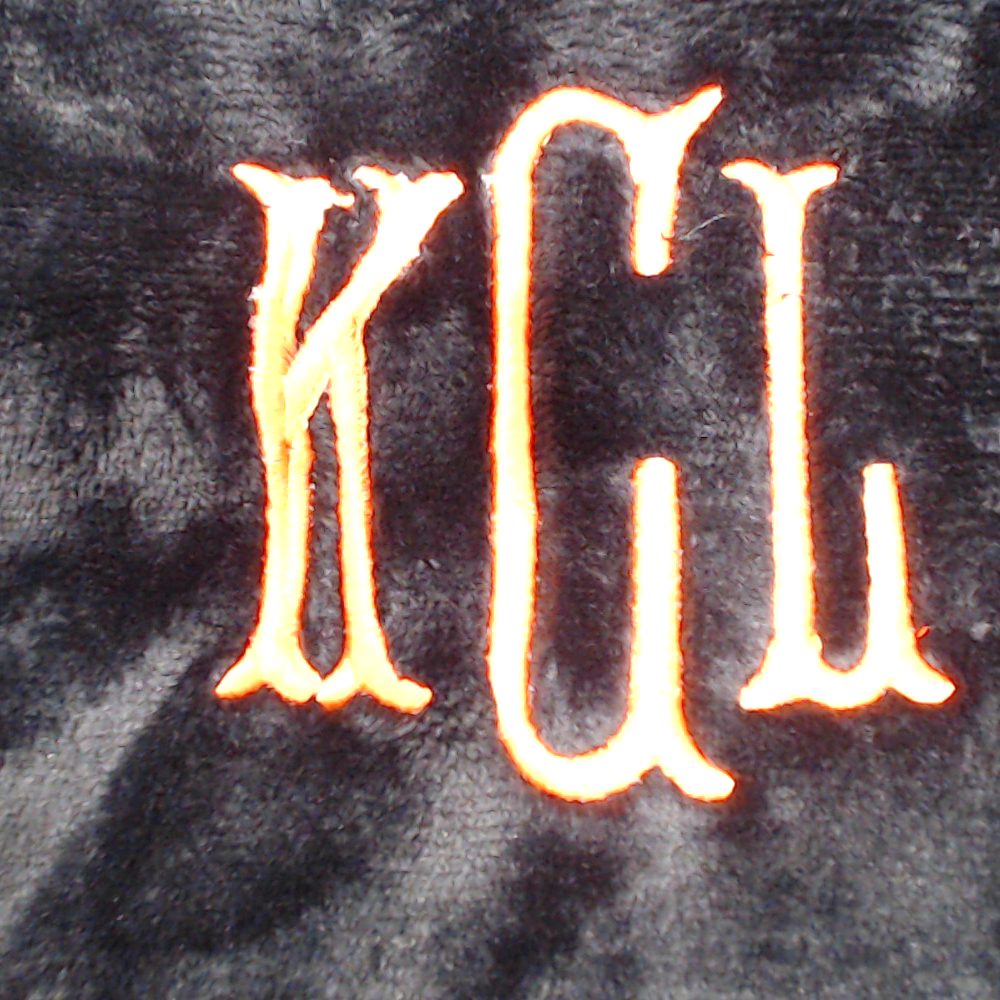 BLOOPER CLOTHING: Monogrammed Pumpkin Blanket Hoodie