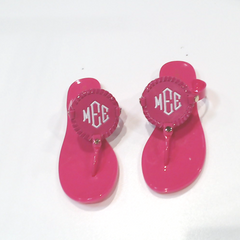 BLOOPER SHOES: Monogrammed Flip Flops