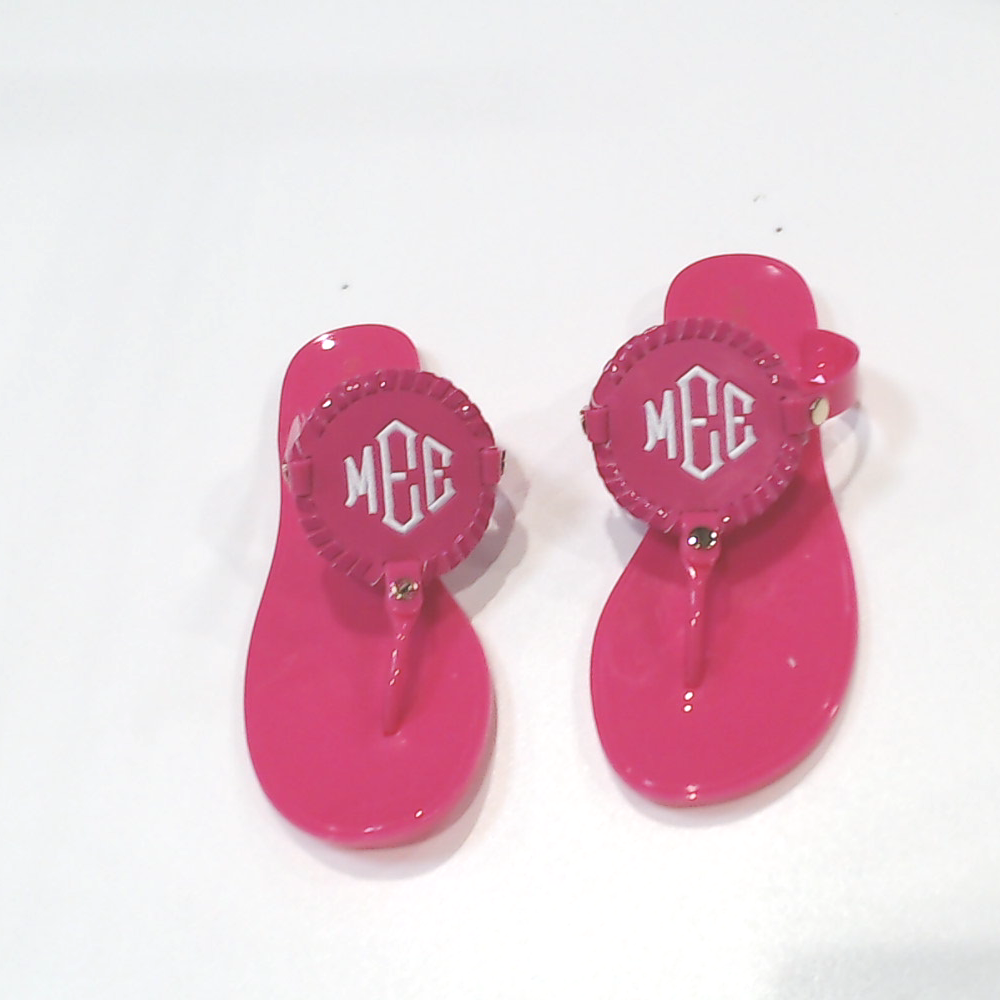 BLOOPER SHOES: Monogrammed Flip Flops