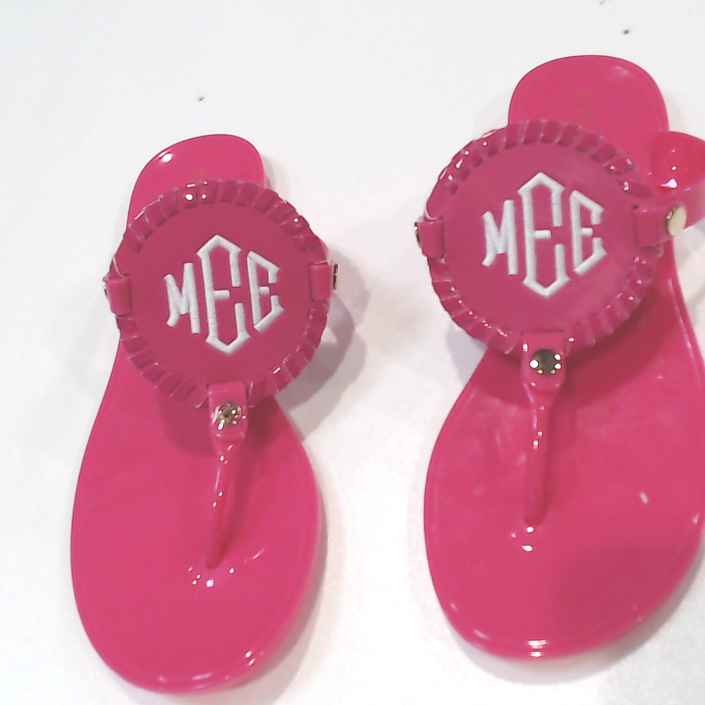 BLOOPER SHOES: Monogrammed Flip Flops