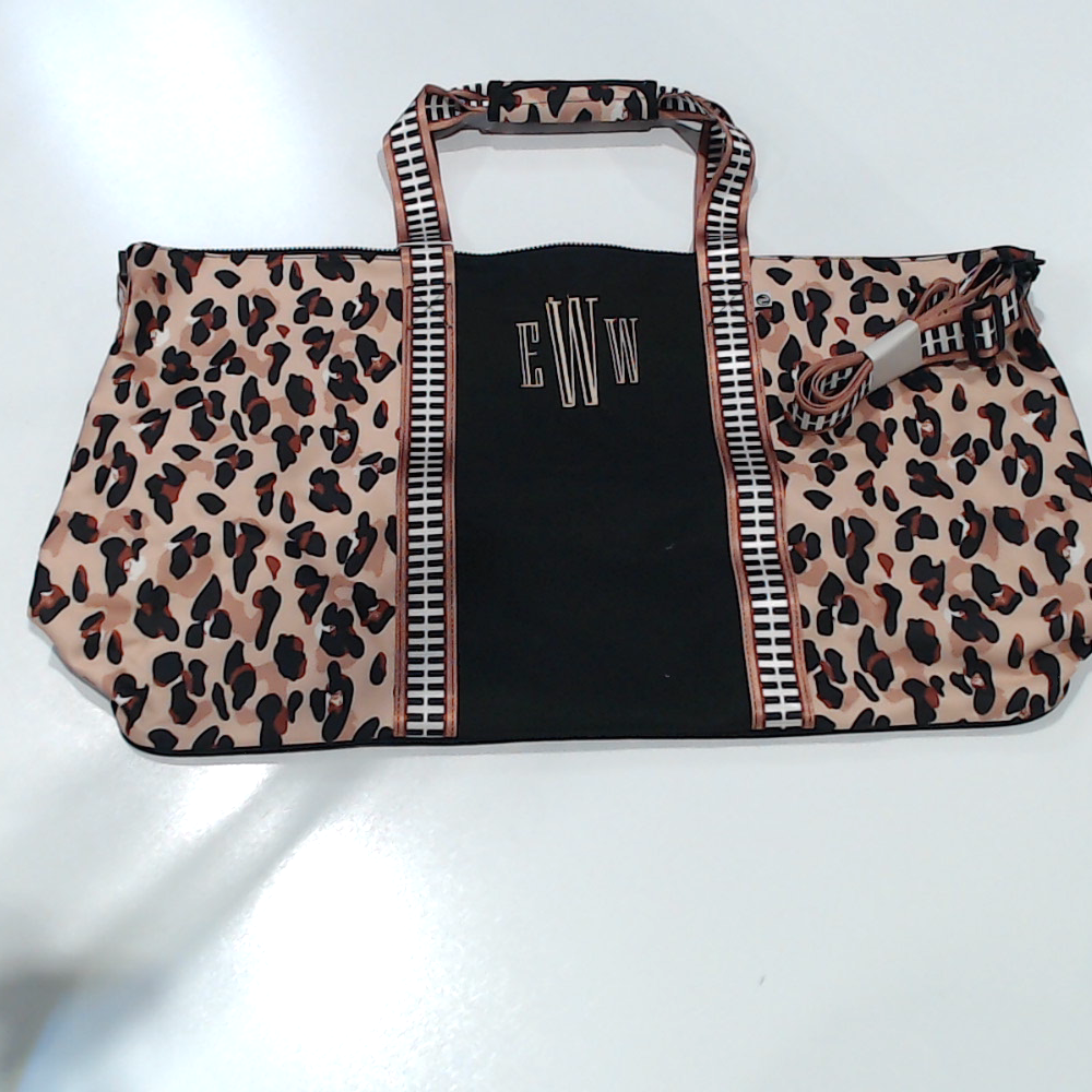 BLOOPER BAG: Monogrammed Weekend Bag