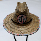 BLOOPER KIDS: Monogrammed Kids Straw Hat