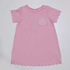 BLOOPER KIDS: Monogrammed Kids Scalloped Dress