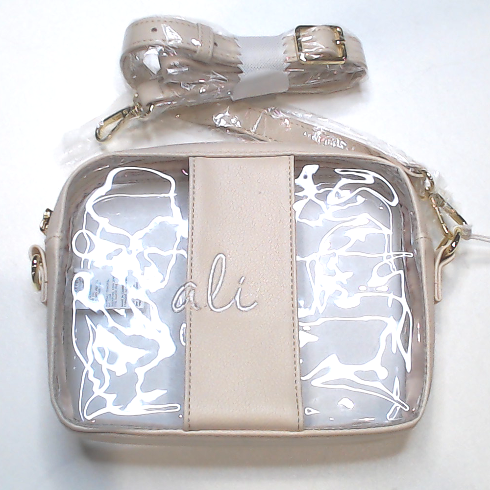 BLOOPER BAG: Monogrammed Clear Stadium Crossbody Bag