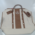BLOOPER BAG: Monogrammed Weekender Bag