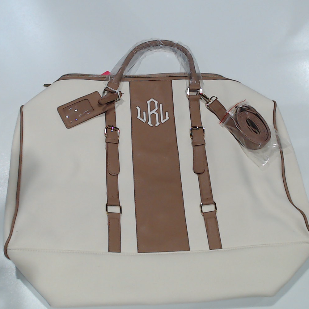 BLOOPER BAG: Monogrammed Weekender Bag