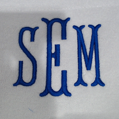 BLOOPER BAG: Monogrammed Terry Toiletry Bag
