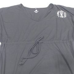 BLOOPER CLOTHING: Monogrammed Cinch Waist Cover Up