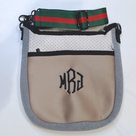 BLOOPER BAG: Monogrammed Neoprene Crossbody