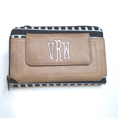 BLOOPER ACCESSORY: Monogrammed Phone Wallet Wristlet