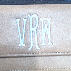 BLOOPER ACCESSORY: Monogrammed Phone Wallet Wristlet
