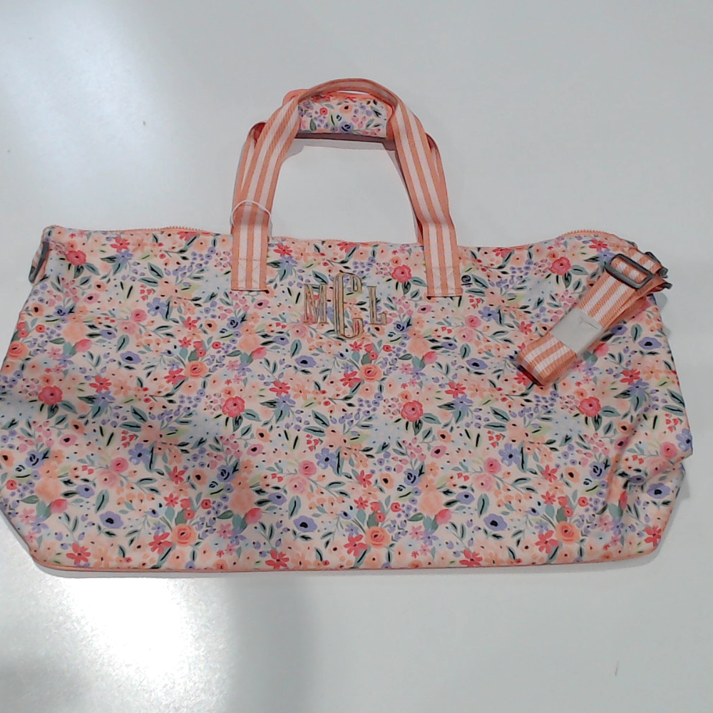 BLOOPER BAG: Monogrammed Weekend Bag
