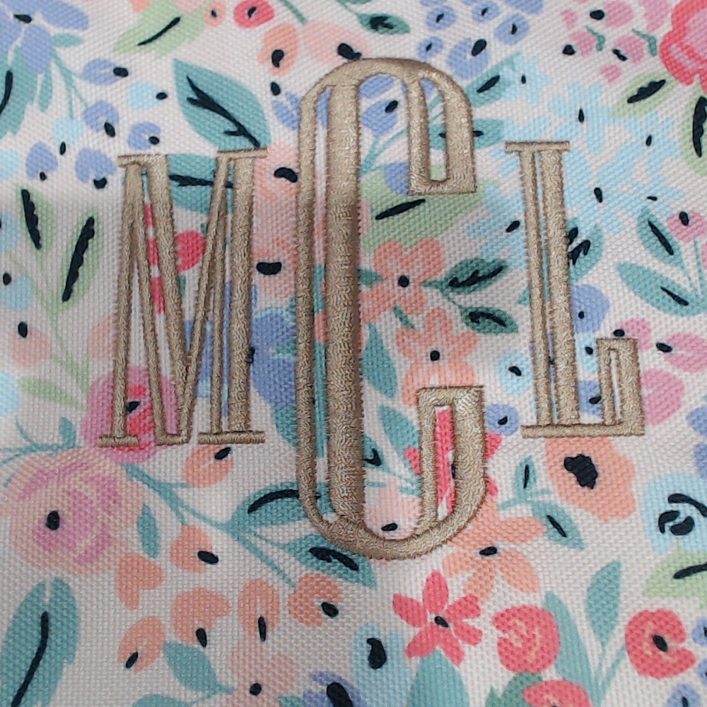 BLOOPER BAG: Monogrammed Weekend Bag