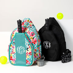 Studio group shot of personalized pickleball bags