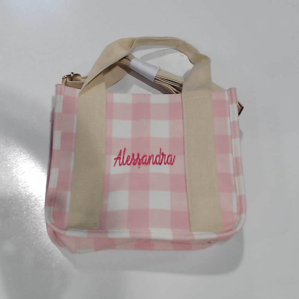 BLOOPER KIDS: Monogrammed Girls Tote Bag